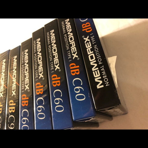 Sealed Memorex Db 60min Normal Position Type 1 (5) & Db90 Min (3) Cassette Tapes - Picture 6 of 9